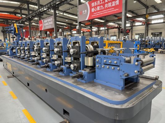 ASTM A53 ERW 鉄鋼パイプミール機器 120M/Min 炭素鋼と電化管の生産